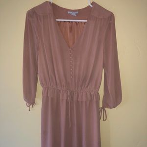 H&M blush dress.